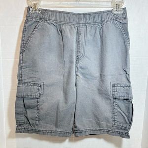 Children’s Place Boy’s Pull-on Cargo Shorts, Gray, Size 14 Husky